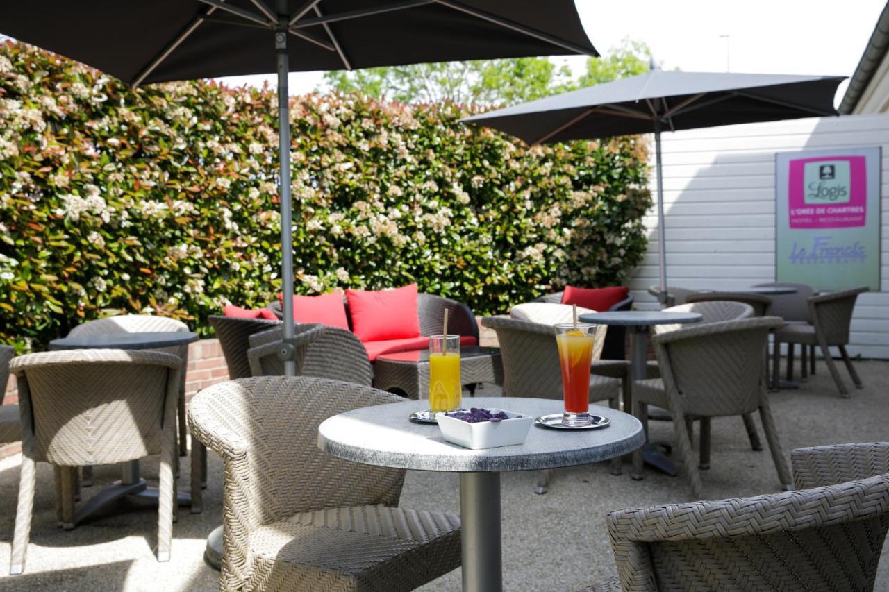 Logis Hotel L'Oree De Chartres - Barjouville Buitenkant foto